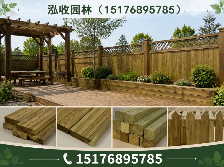 达州京津冀防腐木工程展示图